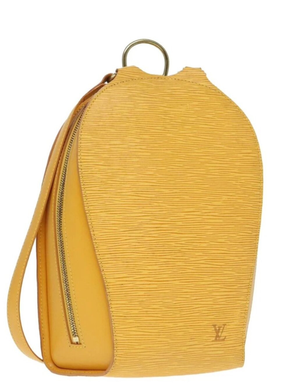 LOUIS VUITTON Epi Mabillon Backpack Yellow M52239 LV Auth 93891 - Picture 2 of 16